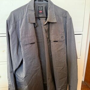 Wrangler Men's Charcoal Shirt Jacket